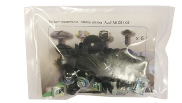 Комплект кліпс запонки захист двигуна audi a6 c5 c6, фото