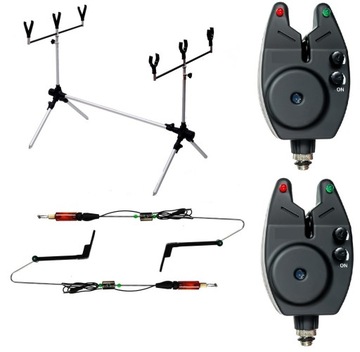 Set rod under rumpol 2x signaling device+ 2x swinger, фото