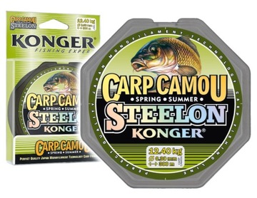 Line konger steelon carp camou 300m/ 0, 28mm/ 10, 7kg, фото