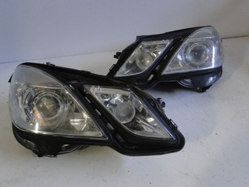 Mercedes e class 212 xenon headlight left right xenon, фото