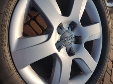 Wheels with tires audi a8, 17', state good condition, winter, фото