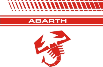 Наклейки - abarth fiat 500 punto набор, фото