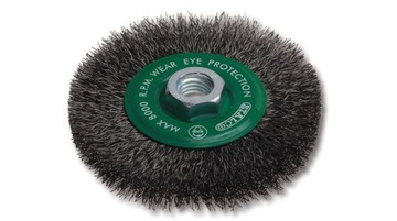 Brush disk wire stalco 100mm m14, фото