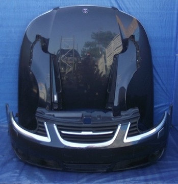 Saab 95 9-5 рестайлинг fl 05 - 09 капот комплектный разборка, фото