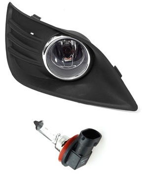 Ford focus 2 mk2 08-10 right fog light+ lattice h11, фото