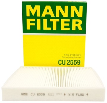 Mann-filter cu 2559 filter, ventilation space passenger, фото