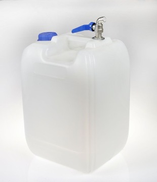 Органайзер на воду краник металлический верхний 20l hdpe, фото