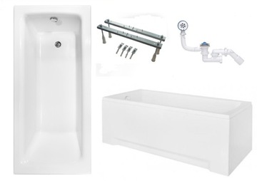 Trough waist 110x70 to small baths besco hull siphon hull, фото