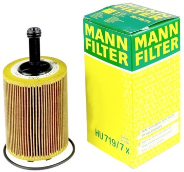 Mann фильтр мясляный hu719/ 7x audi seat skoda vw 1. 4tdi - 1. 9tdi - 2. 0tdi, фото