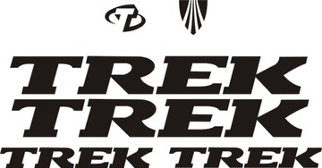 Trek 37cm stickers on a bicycle set 3-3b, фото