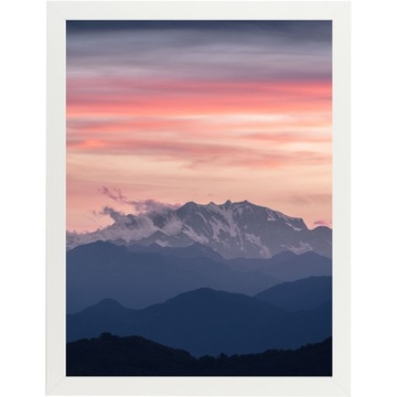 Рамка 50x70 рамка на бампер белая рама b2, фото
