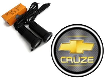 Welcoming light logo chevrolet cruze 2x7w, фото