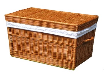 Wklinowy багажник коробка плетеный корзина 60cm обшивка, фото