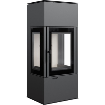 Bookbinder stove freestanding fireplace steel goat torus 8 review 3 glass air duct, фото