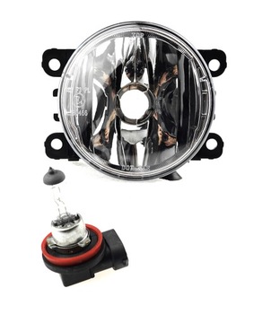 Renault fluence 10-13 left fog light+ light bulb h16, фото