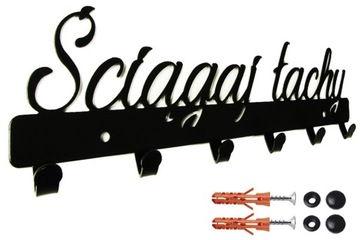 Hanger wall-mounted sciagaj lachy clothes keys, фото
