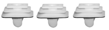 Mazda 323 626 pin clip overlay jabot, фото