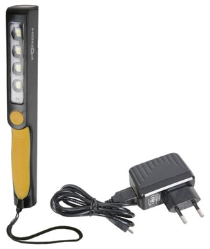 Лампа мастерская forch аккумулятор 4+ 1 led подсветка фара, фото