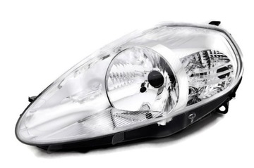 Fiat punto 2005 - left headlight new depo 14 contacts^, фото