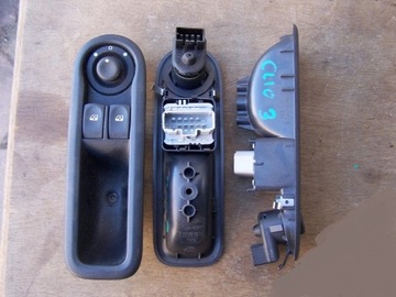 Switch panel control glass renault clio 3, фото