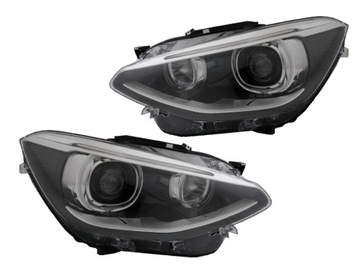 Рефлекторы фонаря комплект кольца anmgel глазки xenon взор led подсветка тюнинг bmw 1 f20 f21, фото
