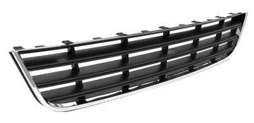 Lattice bumper lattice middle front vw passat b6 2005-2010 chrome black, фото
