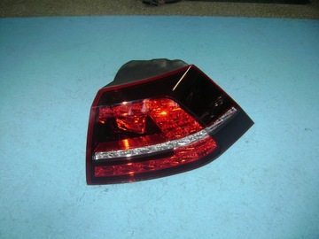 Фонарь задний правый vw golf 7 led підсвідка, фото