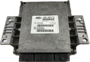Компьютер ecu peugeot iaw48p2. 7a 9648569080 чистый, фото
