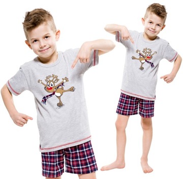 Pajamas в grid for all families - boy 110, фото