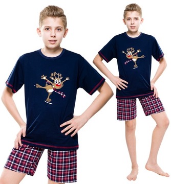 Pajamas в grid for all families - boy 146, фото