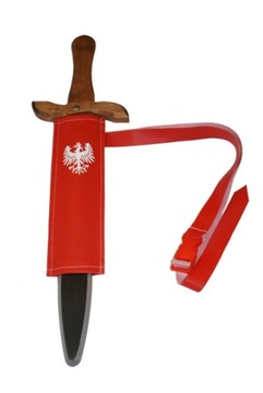 Рыцарь меч деревяный 49cm з корпус красная в-wa, фото