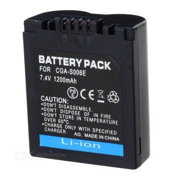 Акумуляторна батарея для PANASONIC CGA-S006 CGR-S006E