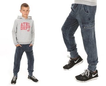 Джоггеры модные спортивные штаны мальчик 152 см моко