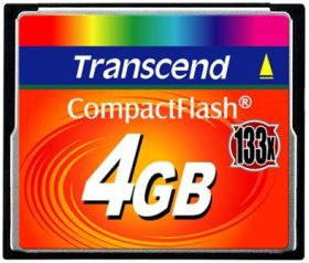 Карта Compact Flash CF 4GB 133x Transcend Щецин