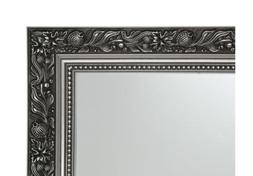 Зеркало 110x70 деревянная рамка Белое Золото Серебро злотый