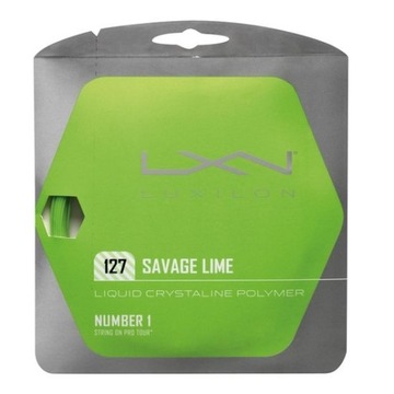 Натяг для тенісу LUXILON Savage LIME 12M 1,27 mm