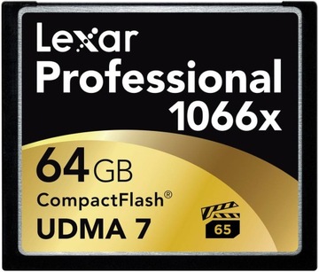 Карта 64GB Compact Flash CF 160MB / s 1066x Lexar