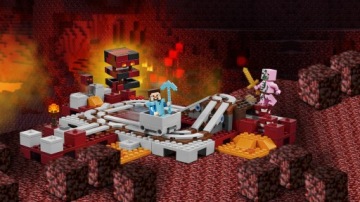 LEGO MINECRAFT 21130 ЖЕЛЕЗНАЯ ДОРОГА В МИРЕ НЕДР