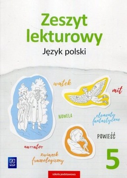 Zeszyt lekturowy. Język polski. Zeszyt ćwiczeń. Klasa 5