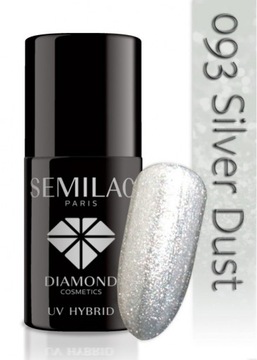 Лак Semilac Hybrid Silver Dust 093 7мл