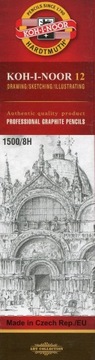 Карандаши для рисования Koh-I-Noor 8H, 12 шт. АКЦИЯ!!