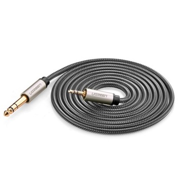 UGREEN AV127 Kabel jack 3.5 mm do TRS - 2m szary