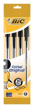 Bic Długopis Cristal Original czarny 4 szt.