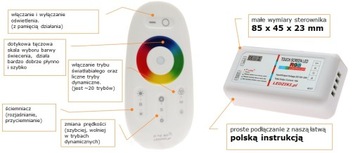 Комплект светодиодных RGB STRIP 5050 7 м TOUCH REMOTE Powered by.