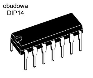 [STcs] 74LS01 układ cyfrowy DIP14 _x4szt