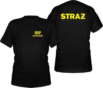 Koszulka STRAŻ OSP koszulki dla STRAŻAKA JAKOŚĆ