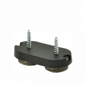 Ślizgacz meblowy wkręcany 52x25mm do sofy, łóżka