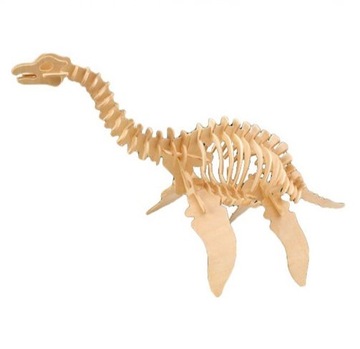 PUZZLE DREWNIANE 3D DINOZAUR PLESJOSAURUS J010
