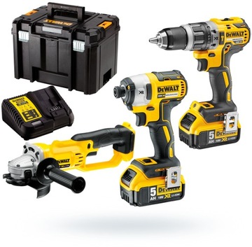 КОМБО набор из 3 инструментов, аккумулятор DeWalt DCK383P2T