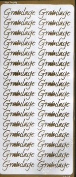 STICKERSY NAKLEJKI napis Gratulacje